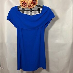 Charles Henry Vibrant Blue Dress